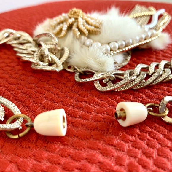Stunning OOAK Designer Necklace Upcycled Materials - Picture 7 of 8